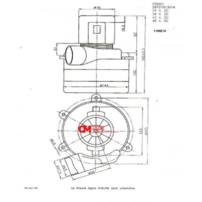 MOTOR ASPIRADOR TRI 24Vlt #2 - 814119