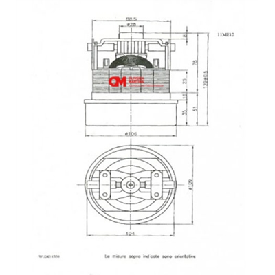 MOTOR ASPIRADOR 650W 1 STADIO D106 #2 - 814135