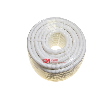 TUBO ESGOTO AR CONDICIONADO BRANCO 16mm 30M - E083000300