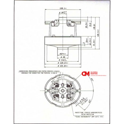 MOTOR ASPIRADOR UNIVERSAL C/GOLA 1200W #2 - 814171