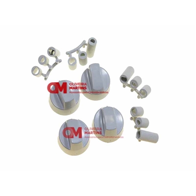 MANIPULO FOGAO UNIVERSAL CINZA ELECTRICO/GAS - E333000020